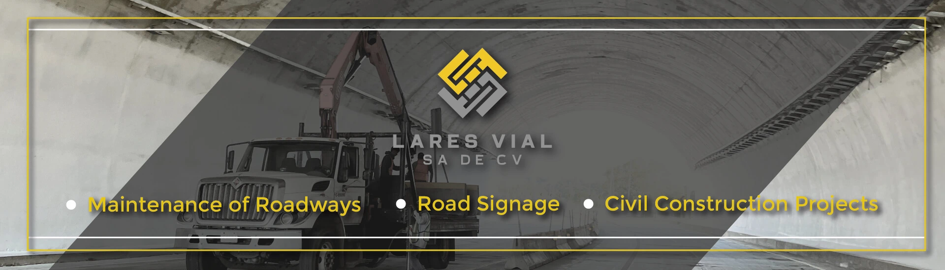 Maintenance of Roadways. Road Signage. Civil Construction Projects